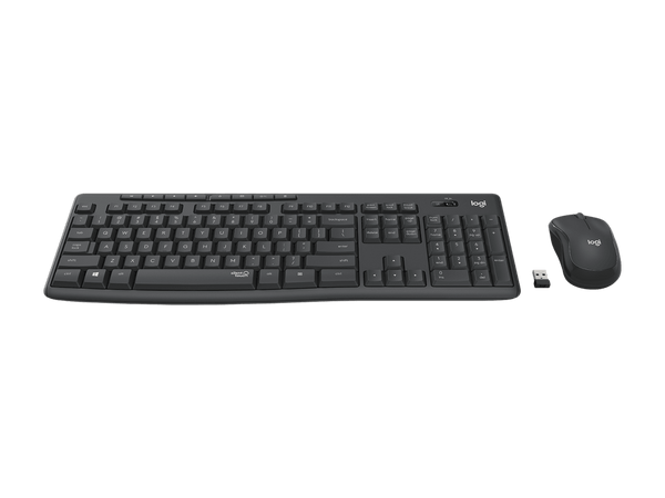 Logitech MK295 Silent Wireless Optical Keyboard & Mouse Combo - Graphite - The Alux Company