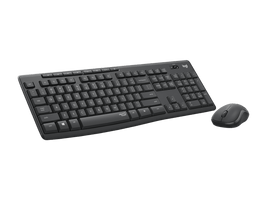 Logitech MK295 Silent Wireless Optical Keyboard & Mouse Combo - Graphite - The Alux Company